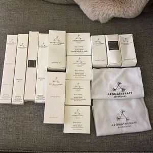 NEW - lot of 15 Aromatherapy Associates Luxury bath amenity travel size Toiletry
